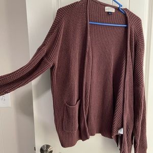 Universal thread purple cardigan
